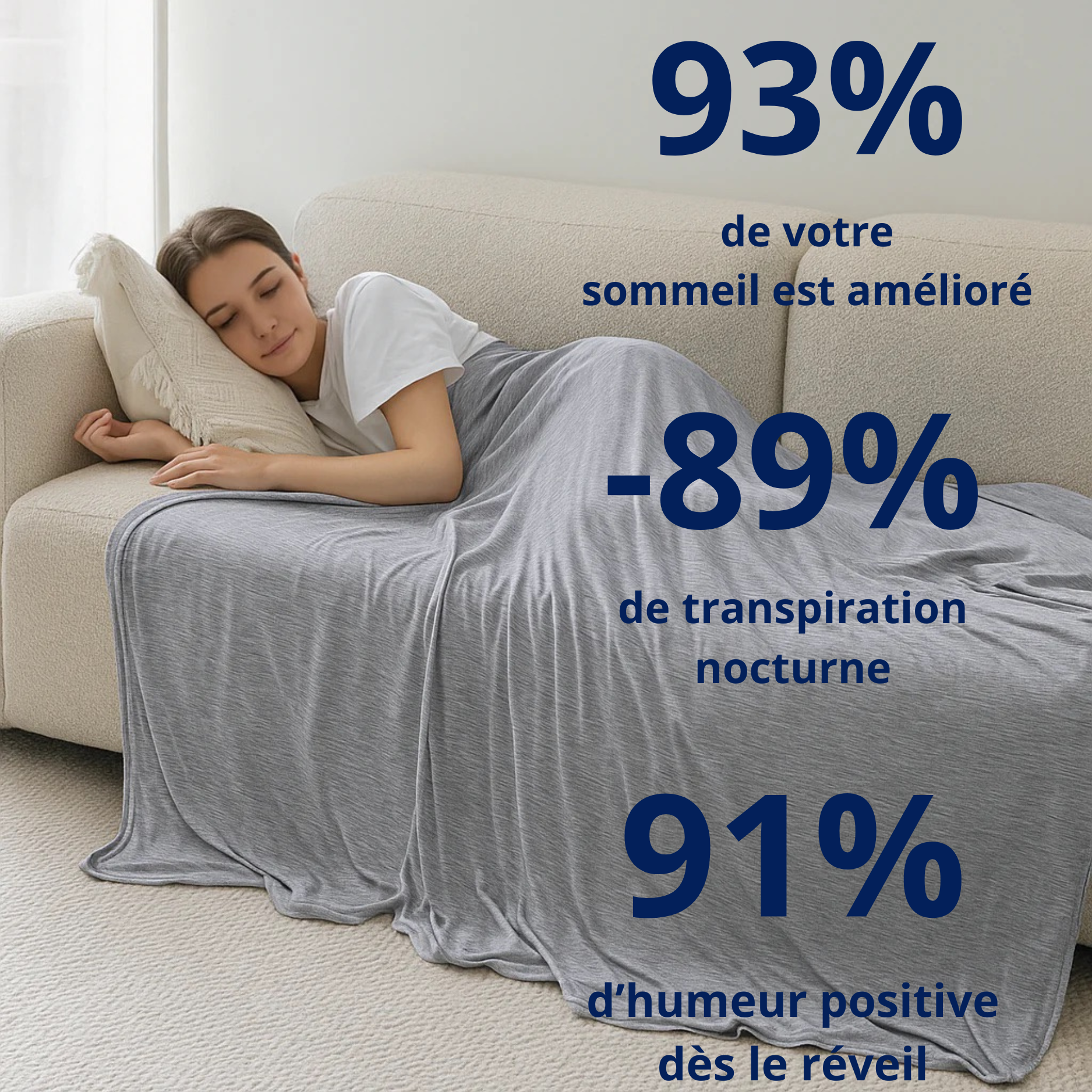 Couverture rafraîchissante Vellunia™